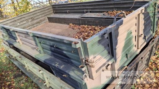 Skrzynie ładunkowe - pakiet zawierający 2 poz. asort., w tym: skrzynia ładunkowa 663.18.201 - 1 szt., skrzynia ładunkowa płaska 673.00.206 - 1 szt. 